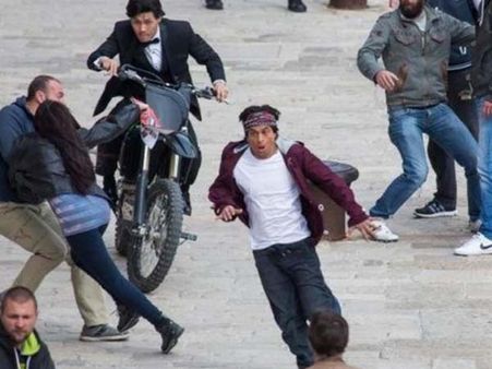 సెట్స్ పై గాయపడ్డ సూపర్ స్టార్