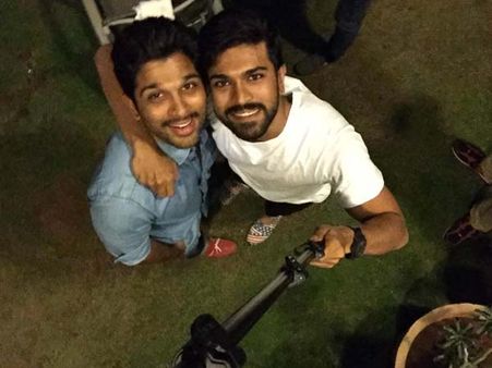 లవ్ యూ అంటూ...బన్నీకి చెర్రీ బర్త్ డే విషెస్ ఇలా.... (ఫోటో)