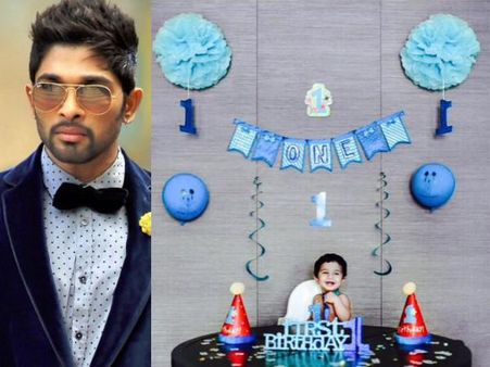 గ్రాండ్ గా అల్లు అర్జున్ కొడుకు పుట్టిన రోజు(ఫొటో)