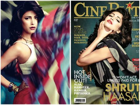 శృతి హాసన్...చాలా సెక్సీగా ఉన్నావ్ బంగారం (ఫోటోస్)