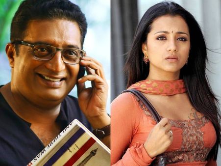 విషయం పసిగట్టి...ప్రకాష్ రాజ్ త్రిషను తప్పించాడు!