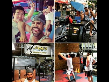 ఆన్ లొకేషన్ ఫొటోలు: రామ్ చరణ్ & రకల్ ప్రీతి @ఇటలీ