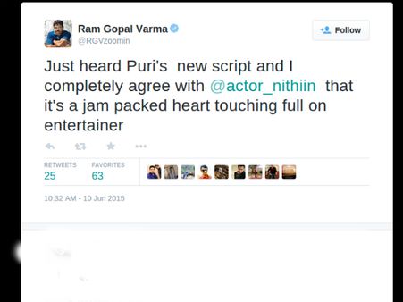 ఈ సారి వర్మకు నితిన్ దొరికిపోయాడు...ఆడేసుకున్నాడు