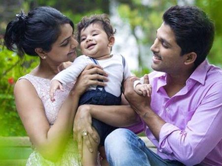 క్యూట్ ఫోటో : అల్లు అర్జున్ తన కొడుకుతో కలిసి డాన్స్ సెసన్ లో....