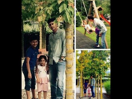 పిల్లలతో ఆటలాడుతూ మహేష్ బాబు (ఫోటో)