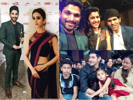 పిల్లలతో మహేష్ బాబు సందడి@ సిని'మా' అవార్డ్స్ (ఫోటోస్)
