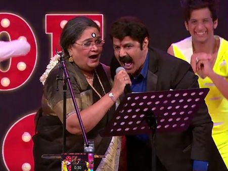 అటు బన్ని డాన్స్..ఇటు బాలయ్య పాట (వీడియో)