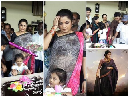 ఫొటోలు విత్ ఇంటర్వూ‌: సెట్లో రమ్యకృష్ణ పుట్టినరోజు వేడుక