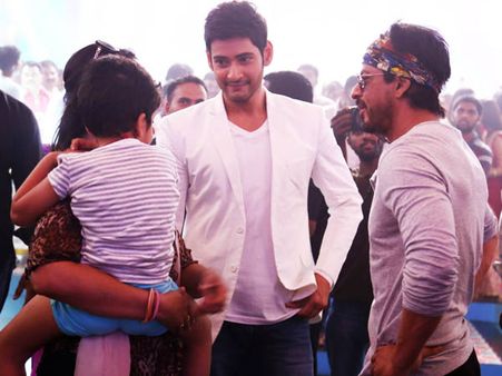 సినీ 'బ్రహ్మోత్సవం': మహేష్ షూటింట్ లో షారుఖ్‌ (ఫొటోలు)