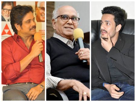 ANR ని తలుచుకుంటూ అఖిల్,నాగార్జున ఇలా