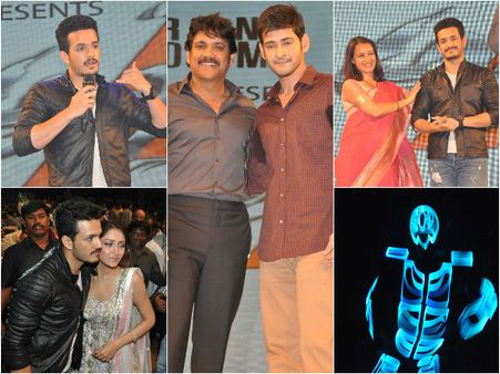 మహేష్ గెస్ట్ గా ‌: 'అఖిల్‌' ఆడియో విడుదల (ఫొటోలు)