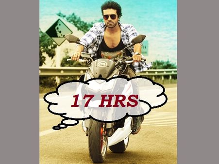 'మెగా మీటర్‌...' :17 గంటలు ఏకధాటిగా... రామ్ చరణ్