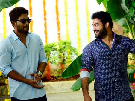 మొన్న ఎన్టీఆర్ ని ఇప్పుడు అల్లు అర్జున్ తోనూ