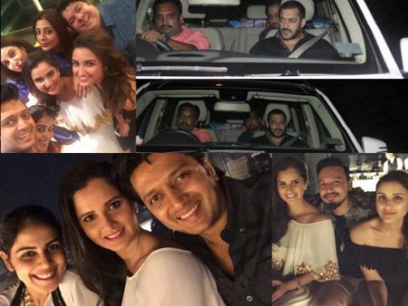 సానియా బర్త్ డే పార్టీలో సల్మాన్, సినీస్టార్ల సందడి (ఫోటోస్)