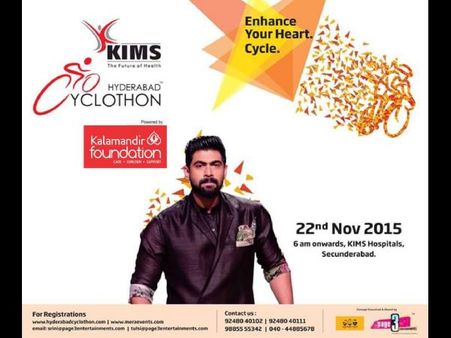 సైకిల్‌థాన్‌ ప్రారంభించిన హీరో రానా