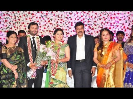 రిసెప్షన్: చిరు, ఉపాసన, శ్రీదేవి, బాలయ్య భార్య సందడి (ఫోటోస్)