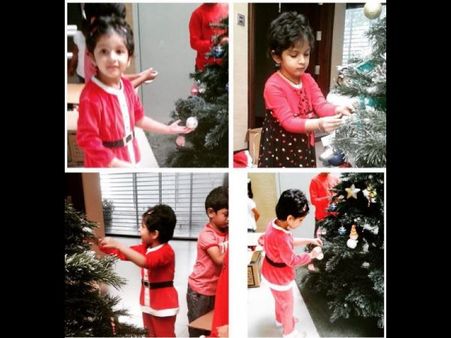 మహేష్ బాబు ఇంట్లో క్రిస్ మస్ సంబరాలు (ఫోటోలు)