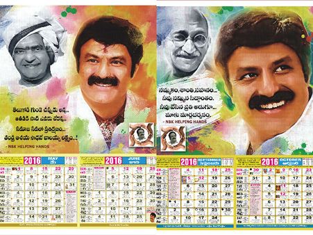 బాలకృష్ణ క్యాలండర్ అదిరింది (ఫొటోలు)