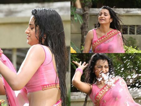 ఆకు చాటు పిందె చూడు... రేంజిలో త్రిష ఎక్స్ ఫోజింగ్ (ఫోటోస్)