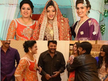 తెలుగు నటి సన కూతూరు పెళ్లిలో సెలబ్రిటీల సందడి (ఫోటోస్)