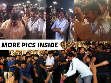 వాటే క్రేజ్ : పవన్ తో సెల్ఫీ కోసం పోటాపోటీ (ఫొటోలు)