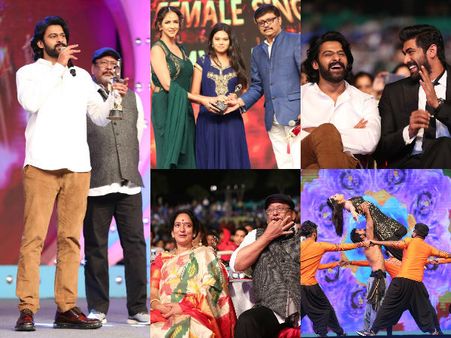 ప్రభాస్, దేవిశ్రీ,తమన్నా,రానా... రచ్చ రచ్చ (ఫొటోలు)