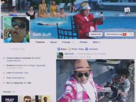 బ్రహ్మీ...ప్రతీ ఎదవపనీ ఫేస్ బుక్ లో ...(వీడియో)