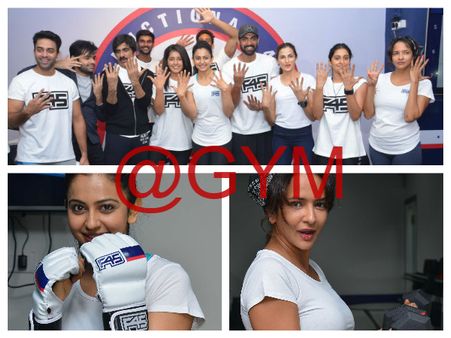 ఫొటోలు : రకుల్ జిమ్ లో టాలీవుడ్ స్టార్స్ రచ్చ