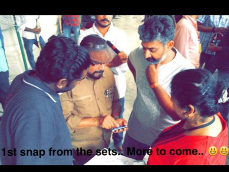 బాహుబలి 2.... నుండి ఫస్ట్ స్నాప్ ఇదే (ఫోటో)