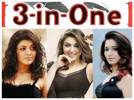 చూసారా?: తమన్నా, కాజల్, హన్సిక కలిసి ఒకే...(వీడియో)