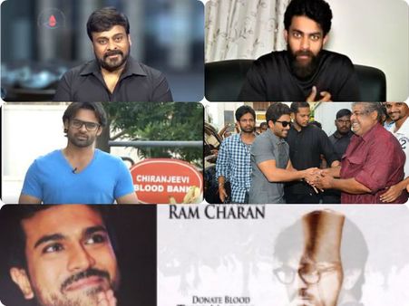 చిరు,బన్ని, చరణ్, సాయిధరమ్,వరుణ్ తేజ అంతా కలిసి ఒకేసారి... (వీడియోలు)