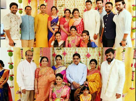 శ్రీజ బ్రైడ్ మేకింగ్: బన్నీ-స్నేహ దంపతులే హోస్ట్ చేసారు (ఫోటోస్)