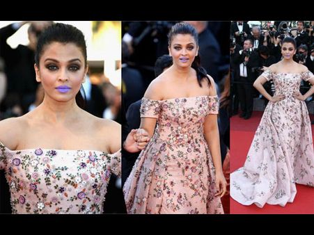 కాన్స్ : ఐష్ లుక్ ఓసారి అందంగా, మరోసారి చెత్తగా (ఫోటోస్)