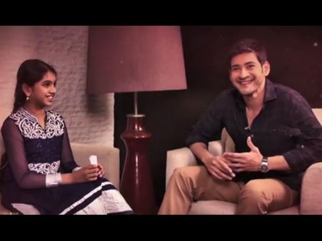 గడగ్గాయే : మహేష్ ని ఇంటర్వూ చేసిన చిన్నారి(వీడియో)