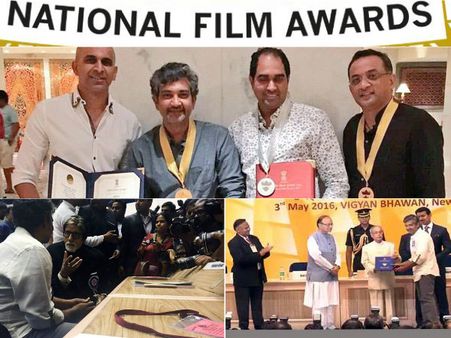 రాజమౌళి, కంగనా, అమితాబ్,ఐష్, కల్కి ఇంకా...@నేషనల్ అవార్డ్ పంక్షన్ లో (ఫొటోలు)