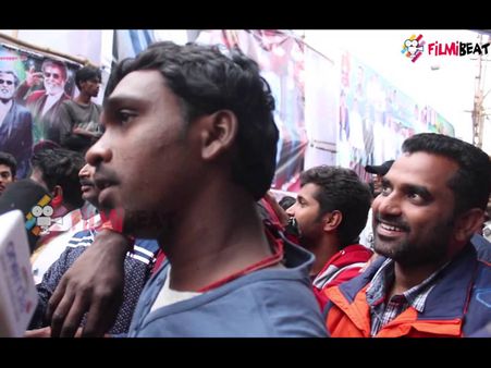 కబాలి: ఫస్ట్ డే, ఫస్ట్ షో చూసిన ఫ్యాన్స్ టాక్ (వీడియో)