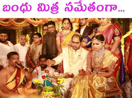 చిరు నుంచి బాలయ్య దాకా అంతా సందడే సందడి(క్రిష్ పెళ్లి ఫొటోలు)