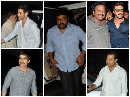 చిరంజీవి లగ్జరీ పార్టీలో కేటీఆర్, మహేష్ బాబు, రవితేజ ఇంకా స్టార్స్... (ఫోటోస్)