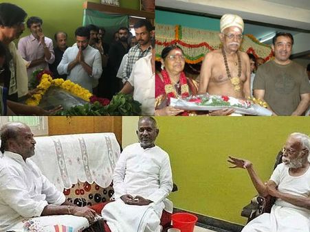 భారీ చిత్రాల నిర్మాత మృతి,ఇళయారాజా నివాళి, శోకమయంగా ఇండస్ట్రీ (ఫొటోలు)