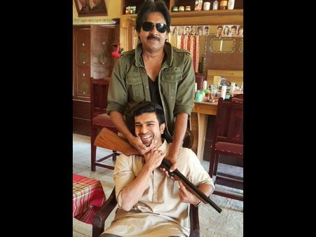 పవర్ స్టార్ అండ్ మెగా పవర్ స్టార్ ఎప్పూడూ లేనంతగా...... మరీ ఇలా గన్ తో