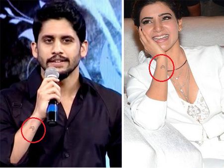 ఆ టాటూ అర్థం ఇదేనట, నాగచైతన్య చెప్పేసాడు... ఇద్దరి చేతిమీదా ఒకటే