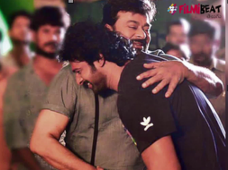 బాహుబలి సెట్లో చిరంజీవి