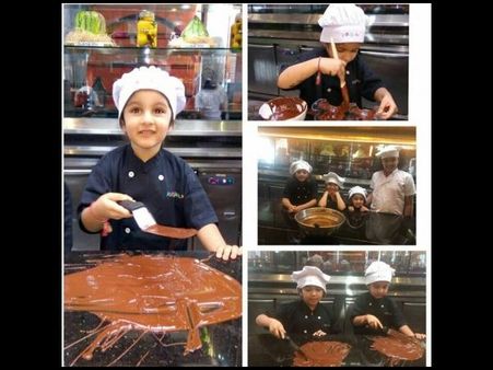 అమ్మో...! పిల్ల పిడుగు స్టార్ చెఫ్ రేంజ్ లో చాక్లేట్ తయారు చేసిన మహేష్ బాబు కూతురు