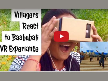 'బాహుబలి' సెట్స్ చూసిన ఆ ఊళ్లో జనం ఇలా అంటున్నారు (వీడియో)