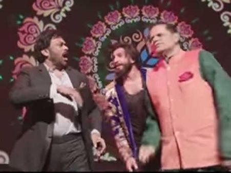 టీఎస్సార్‌తో చిరు లెట్స్ డూ కుమ్ముడు.. పెళ్లిలో రణవీర్‌తోనూ వీర డ్యాన్స్