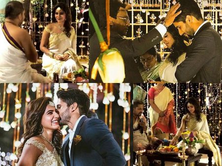 చెయ్-శామ్..రెండు ఎంగేజ్మెంట్స్, చీర పై ప్రేమకథ, అఖిల్,రానా ఏమంటాడంటే