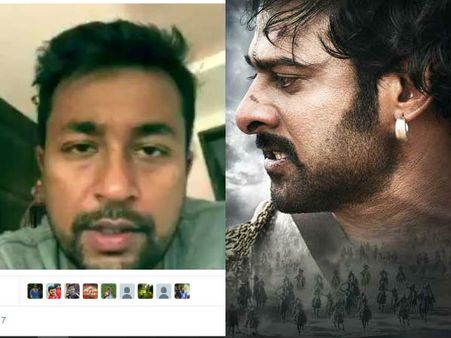 దుమ్మురేపుతోంది: క్రికెటర్ ప్రఙ్ఞాన్ ఓజా, బాహుబలి 2 డబ్‌స్మాష్ (వీడియో)