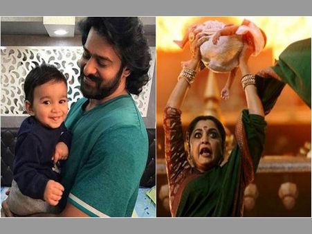 అంతా గ్యాసే: ప్రభాస్ చేతుల్లో పిల్లాడు 