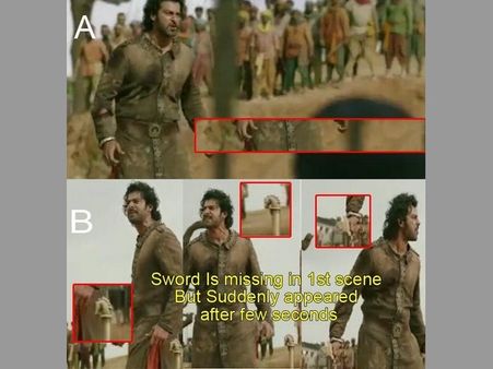 రామాయణంలో పిడకలవేట అంటే ఇదేనేమో: బాహుబలి-2లో ఎన్ని తప్పులో?