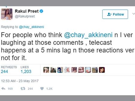 ఆ కామెంట్‌కు అర్ధం తెలిసివుంటే స్టేజ్‌ మీదే సమాధానం ఇచ్చేదాన్ని : రకుల్